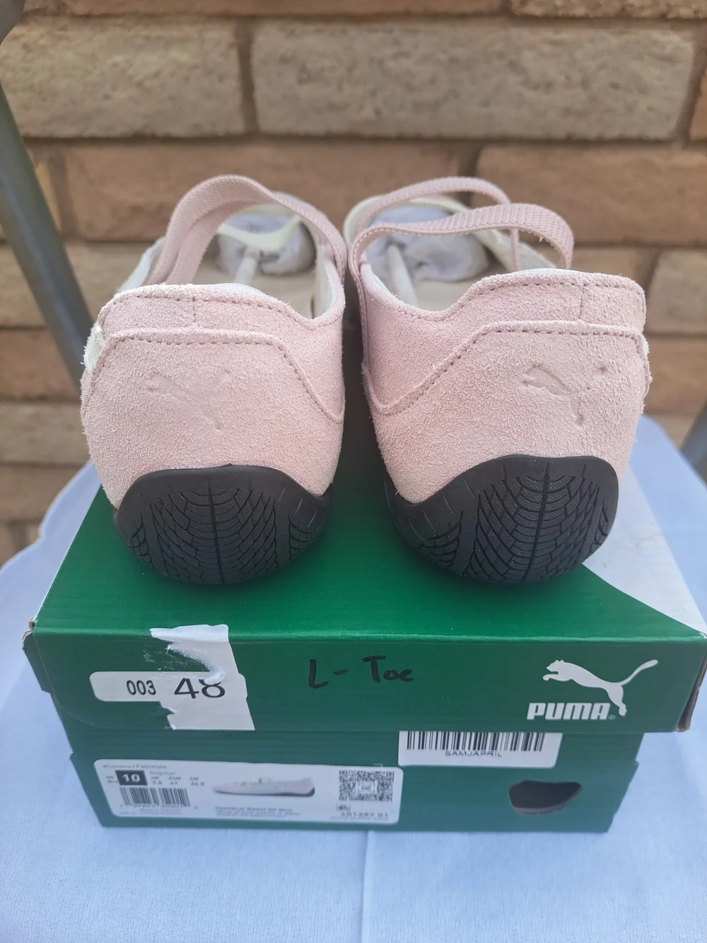 Puma Speedcat SD Womans Pink Mary Jane Ballet Shoes - Picture 2 of 7